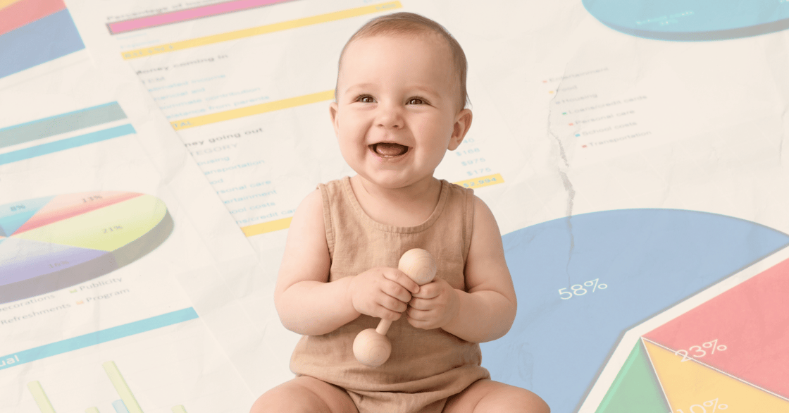 A smiling baby 